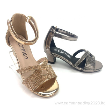 New summer low-heeled peep-toe princess sandals